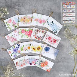 Открытка набор 120 штук / DE-143 /уп 60/ Цветы - ГалеонТрейд фото 5