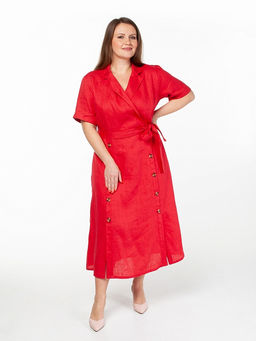 Платье умягченный лен 100%