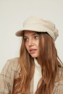 Bej Kad?n Kasket Sapka TWOAW22SP0007