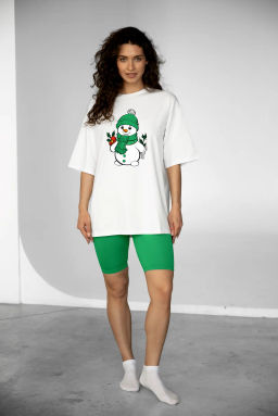 Комплект: футболка + велосипедки БР 346-4 + ТП 121-3 Зеленое яблоко