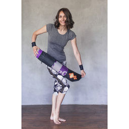 Чехол для йога-коврика Sangh, 6822 см, для толщины до 6 мм, цвет чёрный  фото 6