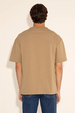 Футболка U.S. Polo Assn цвета хаки из хлопка  фото 6