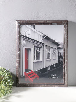 Фоторамка пластик 30х40 см "Моррис" тёмно-коричневый 46х36х2 см