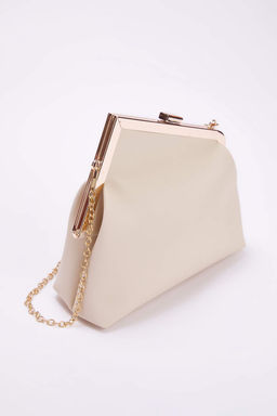 Krem Asimetrik Kad?n S?k Clutch El Cantas? TAKAW26PY00002