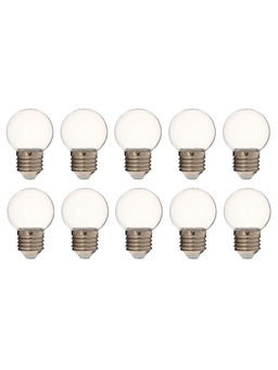 Лампа светодиодная, G45, Е27, 1.5 Вт, для белт-лайта, прозрачная, набор 10 штук, свечение белое