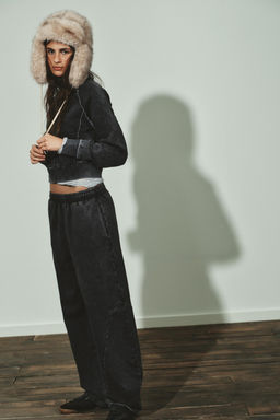 WASHED CARROT TROUSERS - Zara фото 3