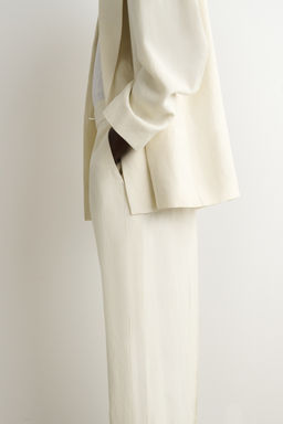 PANTAL?N SASTRE DE MEZCLA DE LINO STRAIGHT LEG - H&m фото 6
