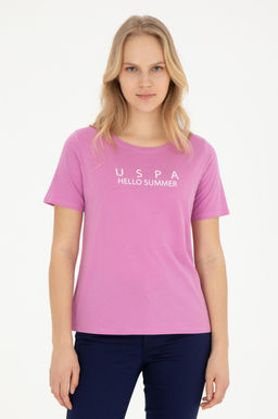 Женская фиолетовая футболка - U.s. polo assn фото 9