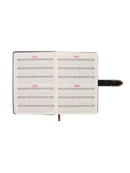 Ежедневник недатированный А5, с хлястиком, 112 листов в линейку, пвх, черный - Simaland фото 4