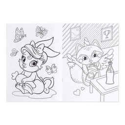 Раскраски детские набор Для девочек, 4 шт. по 16 стр., А4