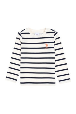 Кремовый свитшот для девочки Неожиданная скидка в корзине - U.s. polo assn фото 4