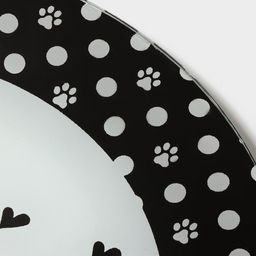 Тарелка Доляна Котики, d=23 см, стекло  фото 4