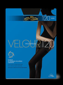 (Omsa) Velour 120 (чз) nero  фото 2