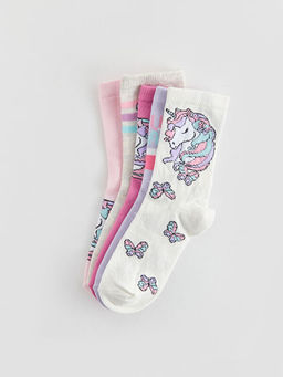 Desenli K?z ?ocuk Soket ?orap 5li - Waikiki фото 2