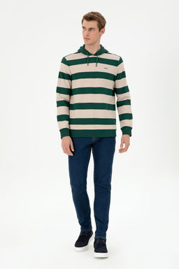 Мужской темно-зеленый свитшот - U.s. polo assn фото 4