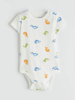 Dinazor Bask?l? Erkek Bebek ??t??tl? Body 2li