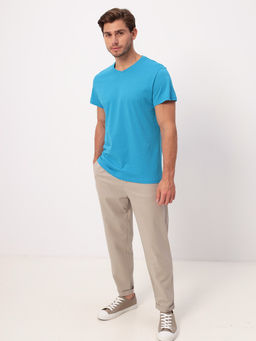 Футболка мужская короткий рукав GREG TS524V (голубой)  фото 5