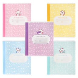 Цена за 20 шт. Тетрадь в линейку 18 листов, 5 видов МИКС, обложка мелованный картон, «Коты аристократы»