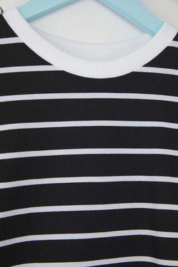 Lacivert-Yesil-Ekru 3lu Erkek Cocuk 100% Pamuk Duz Regular Orme T-Shirt TKDAW26TS00002 - Trendyolmilla фото 5