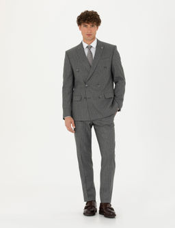 Kruvaze _izgili F_me Ekstra Slim Fit Tak_m Elbise