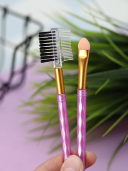 Набор кистей для макияжа "Neon Muse", 5 шт., purple