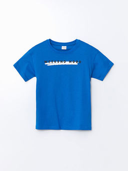 Bisiklet Yaka Erkek ?ocuk ?ortlu Pijama Tak?m?