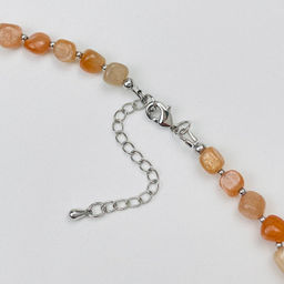 Колье из Лунного и Солнечного камня