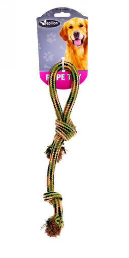 Игрушка для собак "Плетеный камуфляжный буксир", 34 см/ Woven rope tug 34cm 80 - 90 g, camouflage (3/144) 140826 140826