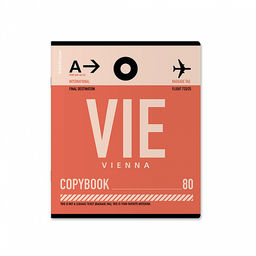 Цена за 5 шт. Тетрадь общая ученическая ErichKrause Багажные бирки, 80 листов, клетка_MIX-PACK фото 5