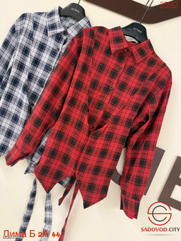 Рубашки женская в клетку