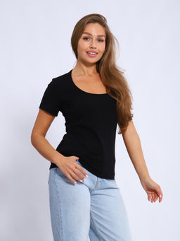 Футболка женская 6-203 (чёрный)