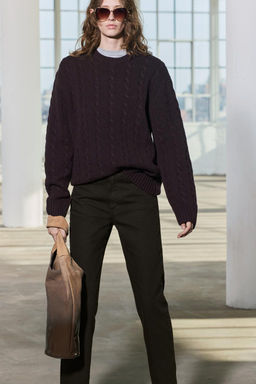 ZW COLLECTION RELAXED SLIM FIT MID-RISE JEANS - Zara фото 2