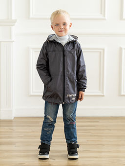 Ветровка детская серая