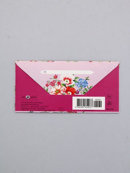 Цена за 10 шт. Конверт для денег Цветы, маки, 16,5 х 8 см