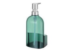 Диспенсер 500 мл 9,5*9,5*21 см прозрачный зеленый, с отделением для губки - Elan gallery фото 15