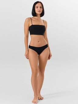 Цена за 2 штуки! Трусы бразилиана женские черные - Mark formelle фото 7