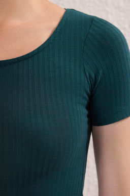 Siyah Mini Bodycone/Vucuda Oturan Orme Elbise TWOSS25EL00851 - Trendyolmilla фото 9