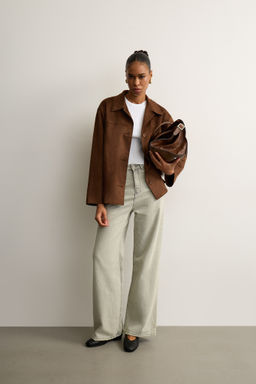 Жакет однобортный из искусственной замши - Mollis фото 2