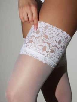 Чулки TEATRO PRESTIGE 40 den белый - Lui et elle фото 8