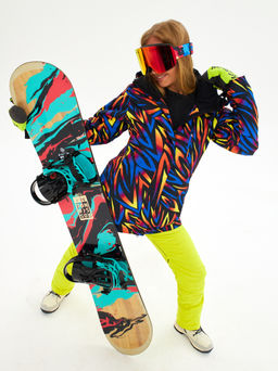 Женская горнолыжная сноубордическая куртка Alpha Endless Ultra Chaleur SNB 423/316_1 Разноцветный  фото 24