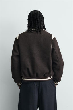 CONTRAST BOMBER JACKET - Zara фото 3