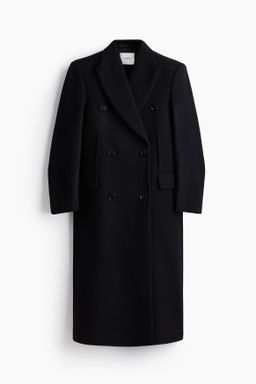 Abrigo largo de lana