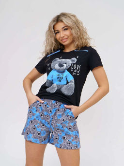 Костюм женский, цвет синий