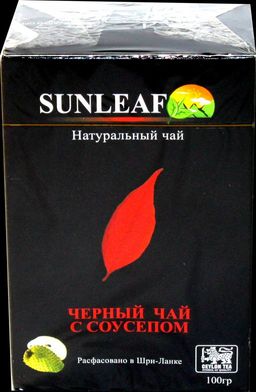 SUNLEAF. Black Tea Soursop 100 гр. карт.пачка