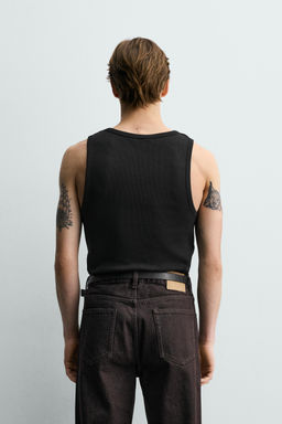 PACK 3 CAMISETA TANK B?SICA / Negro