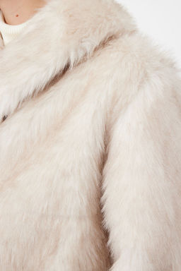 Ekru Regular Kal?p Kurk Mont TWOAW25MO00157 - Trendyolmilla фото 7