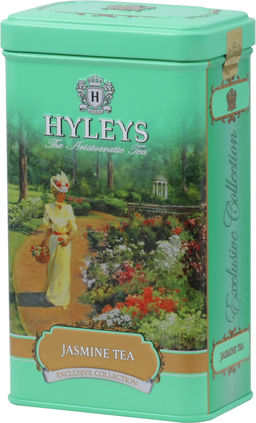 HYLEYS. Exclusive. Зеленый с жасмином 100 гр. жест.банка
