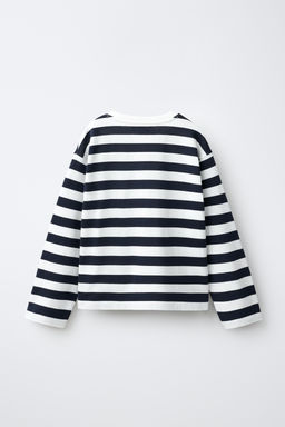 CAMISETA RAYAS / Azul / Blanco - Zara фото 4