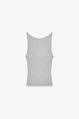 RIBBED HALTER TOP - Zara фото 7
