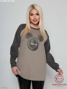 кофта удлиненная с принтом - Bruno фото 2